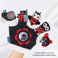 thumbnail image 4 of Toy, Safe Interactive Hand Puppet Fine Workmanship  for Playtime Learning Black White,Black Red, 4 of 7