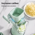 thumbnail image 4 of ¡Aprovecha!, Rallador de verduras tipo mandolina de cocina con 5 cuchillas intercambiables Akmoler, 4 of 9