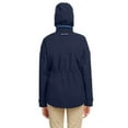 thumbnail image 2 of Nautica B14828656 Womens Voyage Hooded Rain Jacket, Navy - Extra Large, 2 of 3