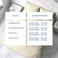 thumbnail image 3 of Homi Drapes 100% Egyptian Cotton 3 Piece Duvet Cover Set - Breathable All Season Comforter Cover with Zipper Closure & Corner Ties Sateen Weave (Ivory, Queen), 3 of 4
