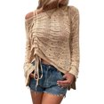 thumbnail image 1 of Txlixc Blusa de mujer, pullover holgado de manga larga Txlixc moda, 1 of 9