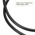 thumbnail image 3 of Uxcell 3.28ft 2 Pin 18 AWG Cord Waterproof IP67 Connector Extension Cable Wire Black 2 Pack, 3 of 5
