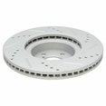 thumbnail image 5 of Front & Rear Performance Drilled Slotted Brake Rotor Kit For Subaru, 5 of 6