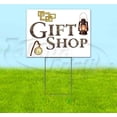 thumbnail image 1 of Gift Shop (18" x 24") Yard Sign, Includes Metal Step Stake, 1 of 6