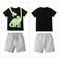 thumbnail image 2 of Nmmacb Boys Summer Shorts Set Soft Dinosaur Cartoon Drawstring Summer Athletic Shorts Boy Set for Kids Toddler Shorts 2-7Y, 2 of 9