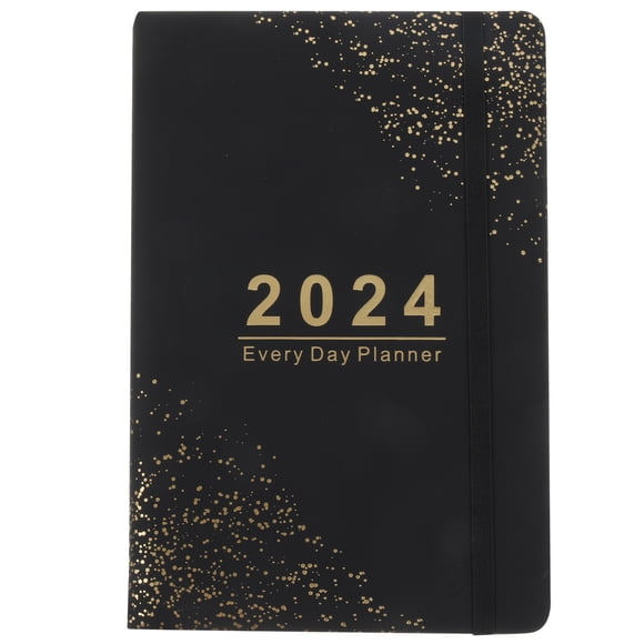 EeaseCA Agenda Daily Planner English 2024 Planner English Notebook Planner 2024 Monthly Planner