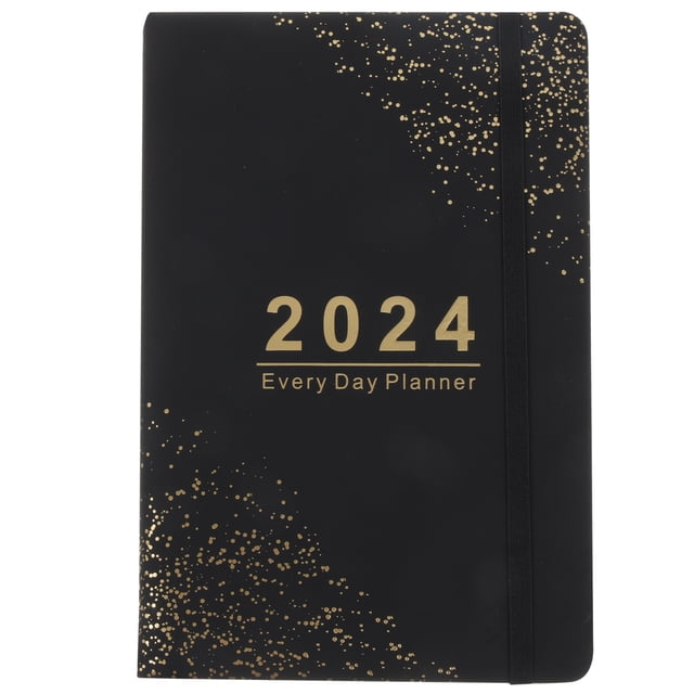 EeaseCA Agenda Daily Planner English 2024 Planner English Notebook Planner 2024 Monthly Planner