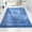 Blue, variant on Bathroom Rugs Set with U-Shaped Mat, Non Slip, Quick Drying, Ultra Soft and Water Absorbent Bath Rug Mat Carpet Machine Washable(16"x24",Red)