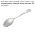 thumbnail image 5 of ECOCASALIVING Metal Spoons 5.4" 410 Stainless Steel Spoon for Home Kitchen Restaurant 3 Pack, 5 of 6