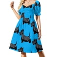 thumbnail image 2 of Vestido de manga corta de búho, conjuntos de playa para mujer, vestidos de mujer, vestido de fiesta elegante de verano para mujer 2025, vestido, 2 of 7