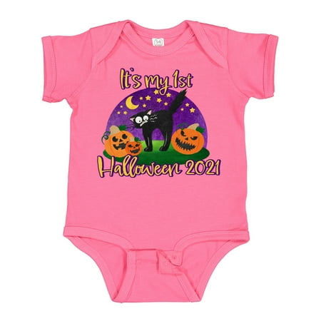 

Inktastic It s My 1st Halloween 2021 Gift Baby Boy or Baby Girl Bodysuit