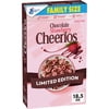 Chocolate Strawberry Cheerios Valentine’s Day Breakfast Cereal, Family Size, 18.5 OZ