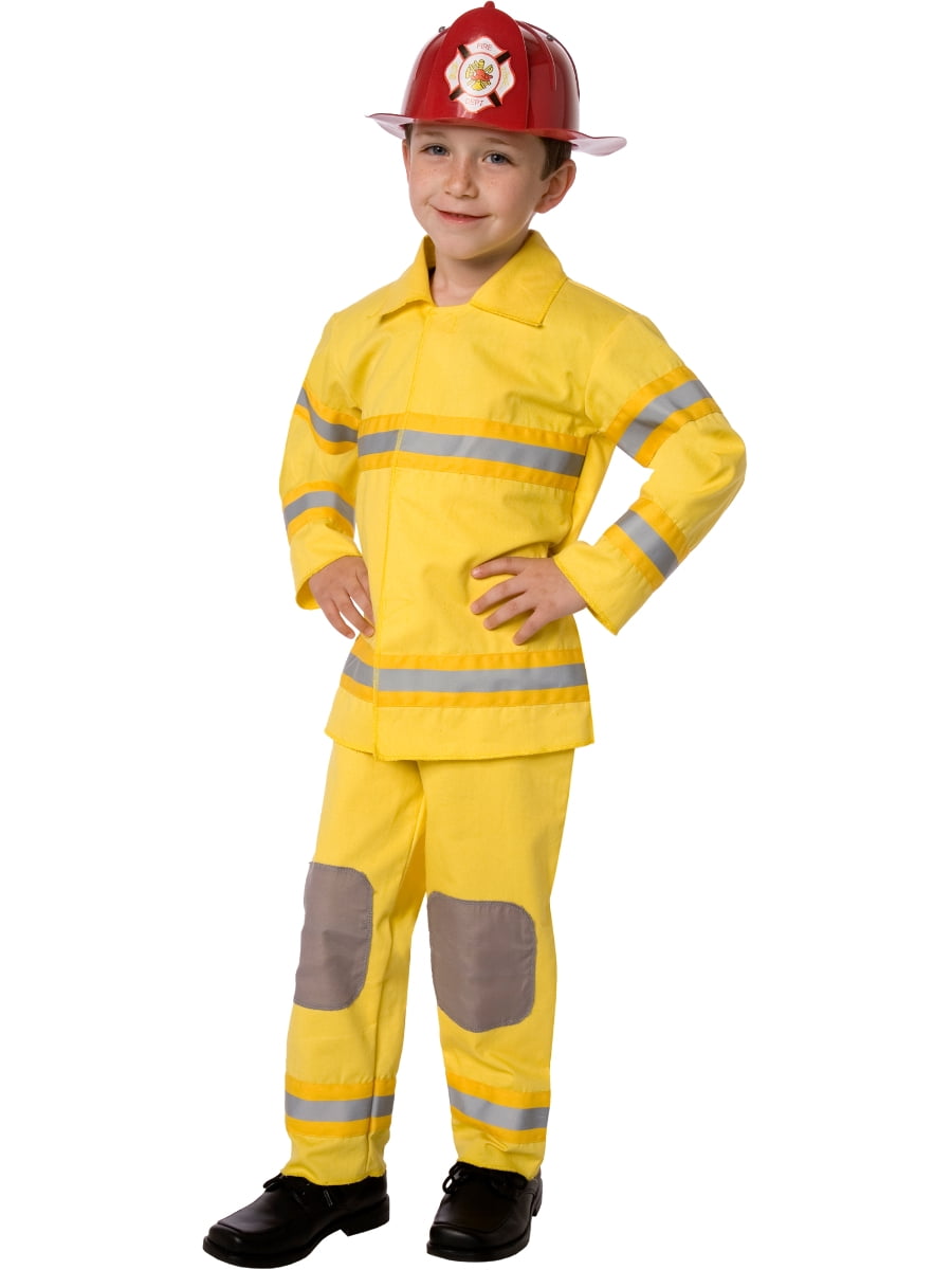 Fireman Rescue Suit Classic Child’s Costume - Walmart.com - Walmart.com