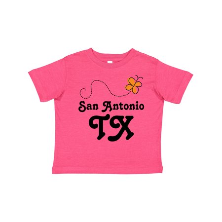 

Inktastic San Antonio Texas Butterfly Gift Toddler Toddler Girl T-Shirt