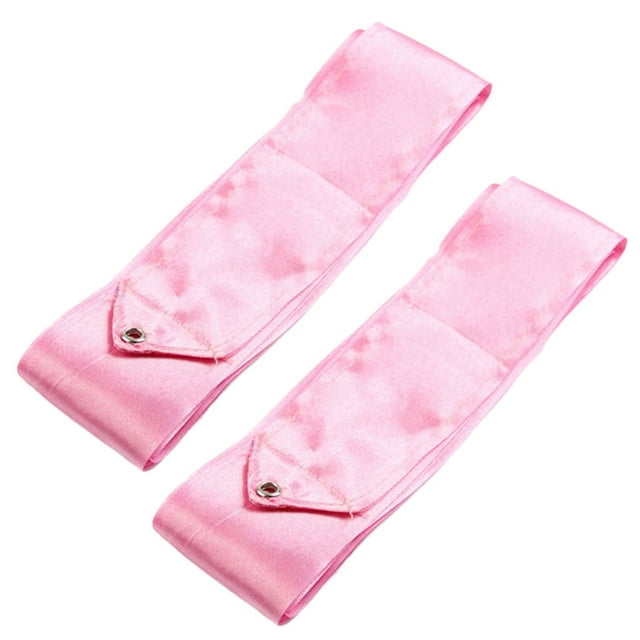 serony 2 Pcs/set Gym Ribbons Dance Ribbon Fitness Rhythmic Art Gymnastic Ballet Streamer with Twirling Rod Stick