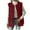 Red, variant on FAIWAD Womens Long Fleece Vest Sleeveless Fall Winter Warm Textured Outerwear with Pockets Trendy Casual Fuzzy Jacket