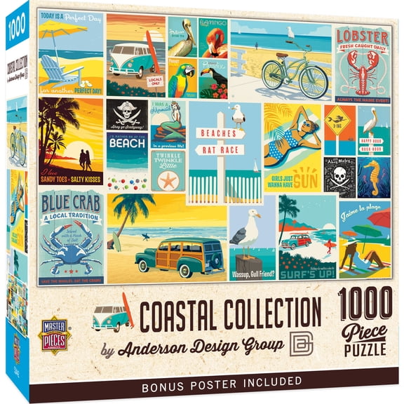MasterPieces 1000 Piece Jigsaw Puzzle - Coastal Collection - 19.25"x26.75"