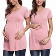 thumbnail image 2 of zttd women's care tops maternity shirts maternity care tops short sleeve breastfeeding clothes, 2 of 5
