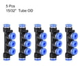 thumbnail image 3 of Plastic Inline Manifold Union Push to Connect Tube Fittings Push Lock, 4mm 5, 3 of 3