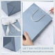 thumbnail image 2 of Bolsas de regalo Silkfly Thank You Dusty Blue, 23 x 18 x 8 cm (12 unidades), 2 of 6