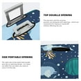 thumbnail image 5 of Easygdp Alpaca Astronaut In Space Double-Sided Printed Elastic Suitcase Protective Cover,Invisible Zipper, Business Trip Luggage Cases,Washable And Resistant To Falling -Small, 5 of 9