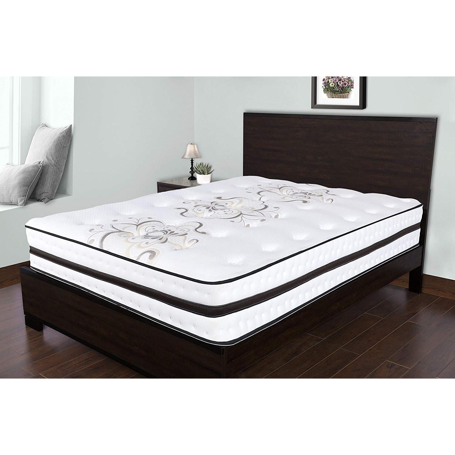 Details about   Memory Foam Mattress Comfort Polyester Quilted Navy Sleep 6 Inch Multiple Size 