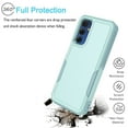 thumbnail image 5 of Galaxy A15 5G Case , 2 in 1 Phone Case for Samsung Galaxy A15 5G 6.5 inch ,Takfox Shockproof Protection Heavy Duty Armor Hard Plastic & Rubber Rugged Full Body Bumper Cover ( Mintgreen ), 5 of 12