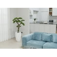 thumbnail image 5 of 59.6'' Artificial Pine tree in a Square beige fiberstone planter perfect for indoor and outdoor use, 5 of 6