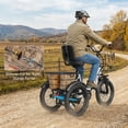 thumbnail image 6 of Actbest Electric Tricycle for Adults, 18" Folding Electric Trike, 700W Motor 48V 10.4AH Etrike, 18MPH Up to 55 Miles 3-Wheel Electric Bike White, 6 of 9
