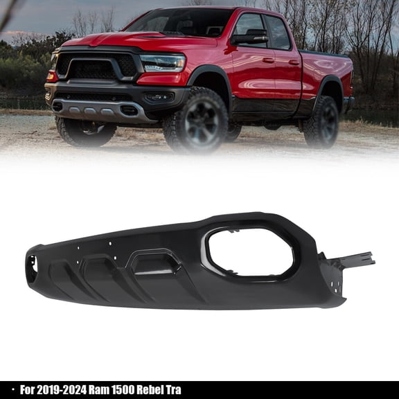 pgx5zb470c00u Fit For 2019-2024 Ram 1500 Rebel Tra Front Bumper Lower Skid Plate