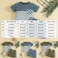 thumbnail image 3 of KPOPLK Toddler Baby Boy Clothes 3 6 9 12 18 Months 2 3T Summer Spring Shirt Tee Shorts Sleeves Set Outfits 2PCS(2-3 Years,Blue), 3 of 7