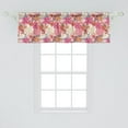 thumbnail image 2 of Ambesonne Flower Window Valance, Vibrant Colored Floral Arrangement Summer Flowers Inspirations Flourishing Nature, Curtain Valance for Kitchen Bedroom Decor with Rod Pocket, 54" X 18", Multicolor, 2 of 3