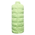 thumbnail image 6 of Black & Friday Deals Usmixi Winter Womens Down Jacket Puffer Overcoat for Women Casual Solid Lapel Sleeveless Loose Quilted Vest Coat Open Front Button Cotton Jacket Outwear with Pocket Up to 65% off, 6 of 6