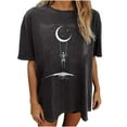 thumbnail image 1 of T-Shirt Oversize LooseTunic Tops Été Manches Courtes Femmes, 1 of 6