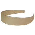 thumbnail image 1 of Hebilla para la cabeza de poliéster de 3 cm de ancho, color sólido, banda para el cabello sencilla, diadema de ala ancha, horquilla de tela de cobertura completa, fácil de usar, 1 of 6