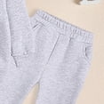 thumbnail image 4 of CAUYDY 10Y 11Y 12Y 13Y 14Y Tween Fall Winter Outfits Long Sleeve Sweatshirt and Sweatpants Two Piece Athleisure Clothing Sets Gift for Child Light Gray for Sizes 13-14 Years, 4 of 9