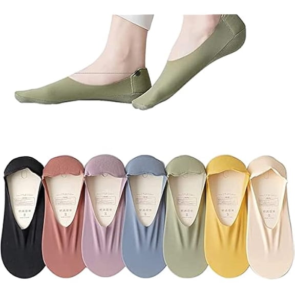 Eryueer women Girls No Show Socks Low Cut Liner Non Slip Invisible Hidden sock Cool Comfort Breathable