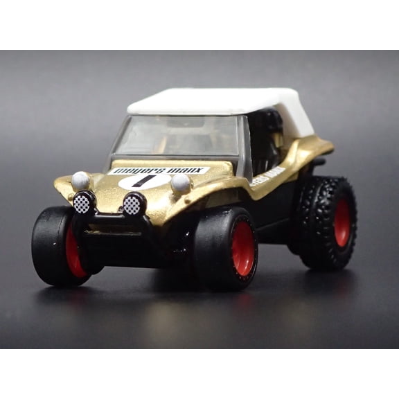 Open Box 1965-1971 VW VOLKSWAGEN MEYERS MANX BUGGY GOLD 1:64 SCALE DIECAST MODEL CAR