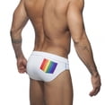 thumbnail image 2 of Traje de baño Hombre Natación Estampado de arco iris Cintura baja Sexy Bañadores Hombre Traje de baño Calzoncillos Ropa interior gay Ropa de playa Pantalones cortos de baño Dengxun unisex, 2 of 2