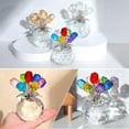 thumbnail image 2 of Ornalrist Crystal Colorful Rose Flower Collectible Figurine with Vase, Rose Bouquet Floral Romantic Gifts for Wife Mom Women on Mother's Day Valentine's Anniversary Christmas (5.11'' Gift Boxed), 2 of 5