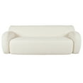thumbnail image 6 of Whalemon Mid-Century Modern Curved Design 3-Seater Casual Sofa, Beige, 6 of 17