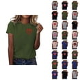 thumbnail image 1 of T-shirt Femme Saint-Valentin 2026 Mode Manches Courtes Col Rond Cœur Graphique, 1 of 4