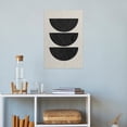 thumbnail image 6 of Soscooter Boho Neutral Abstract Wall Art, Canvas Prints Paintings Artwork,Brown Beige eometric Pictures for Living Room Hallway Bedroom Office,16x24 Inch, 6 of 8