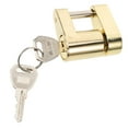 thumbnail image 3 of NICEXMAS Insertable Hitch Coupling Lock Solid Brass Yellow 1Pack Theft Protection, 3 of 8