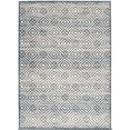 thumbnail image 1 of ECARPETGALLERY Ember Blue & Silver Rug, 1 of 9