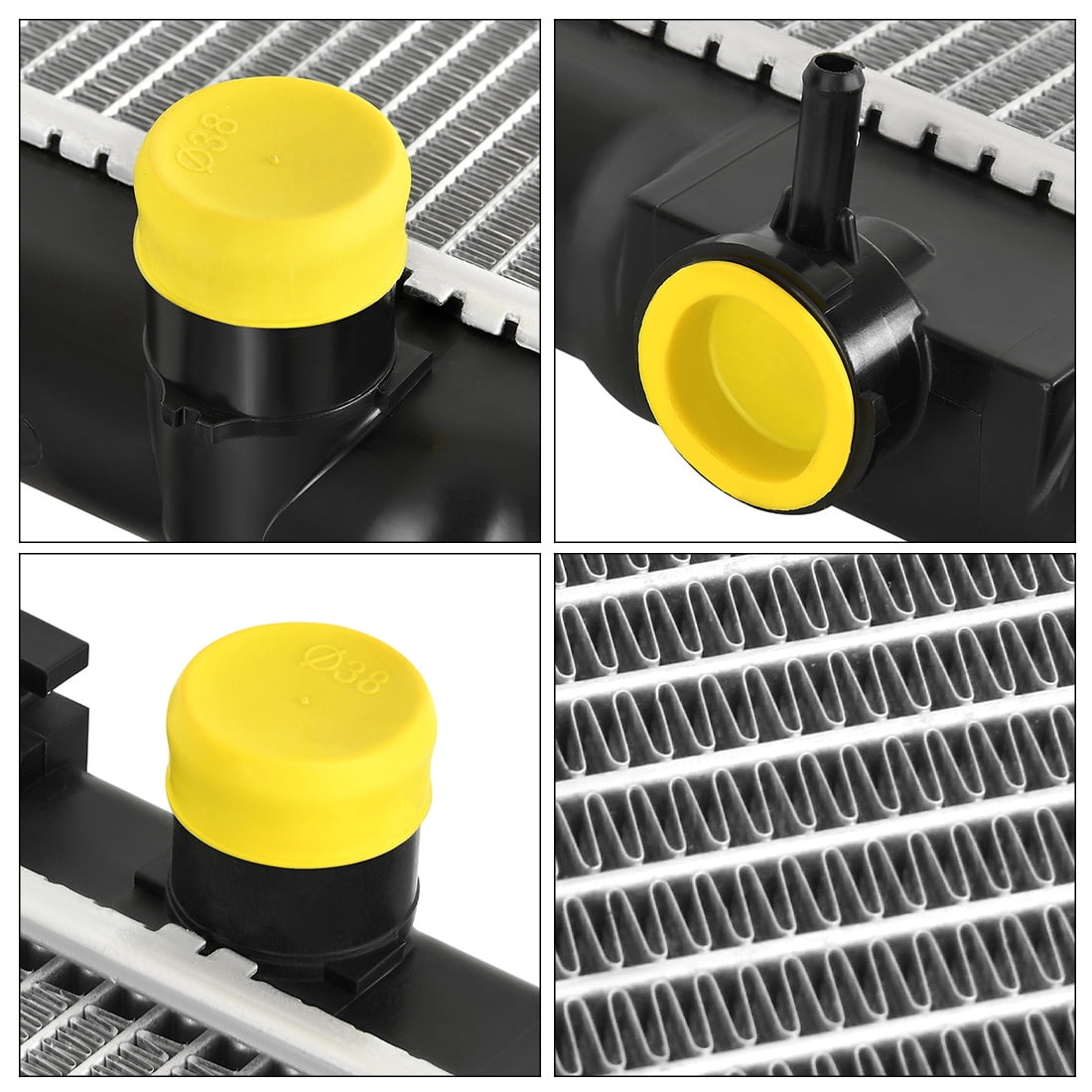 LEDKINGDOMUS Radiator For 2007-2020 Toyota Tundra 2008-2014 Sequoia 4.6L 5.7L V8 Aluminum Core Direct Fit OEM 164000S010 164000S030