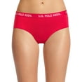 thumbnail image 2 of U.S. Polo Assn. Women's Microfiber Hipster Panty Underwear, 3-Pack, Sizes S-3XL, 2 of 3
