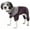 Brown, variant on Pet Life ® Active 'Embarker' 4-Way Stretch Fitness Yoga Full Body Dog Tracksuit