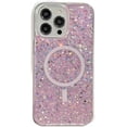 thumbnail image 6 of for iPhone Case,[Compatible with MagSafe] Cute Colorful Glitter Sparkle Bling Clear Silicone Bumper Soft Shockproof Cover Phone Case (Brown,iPhone 12 Pro Max), 6 of 6