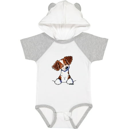 

Inktastic Pocket Brittany Spaniel Gift Baby Boy or Baby Girl Bodysuit